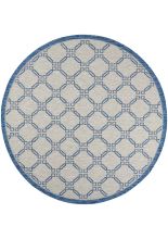 Nourison Garden Party GRD02 Ivory Blue Area Rugs